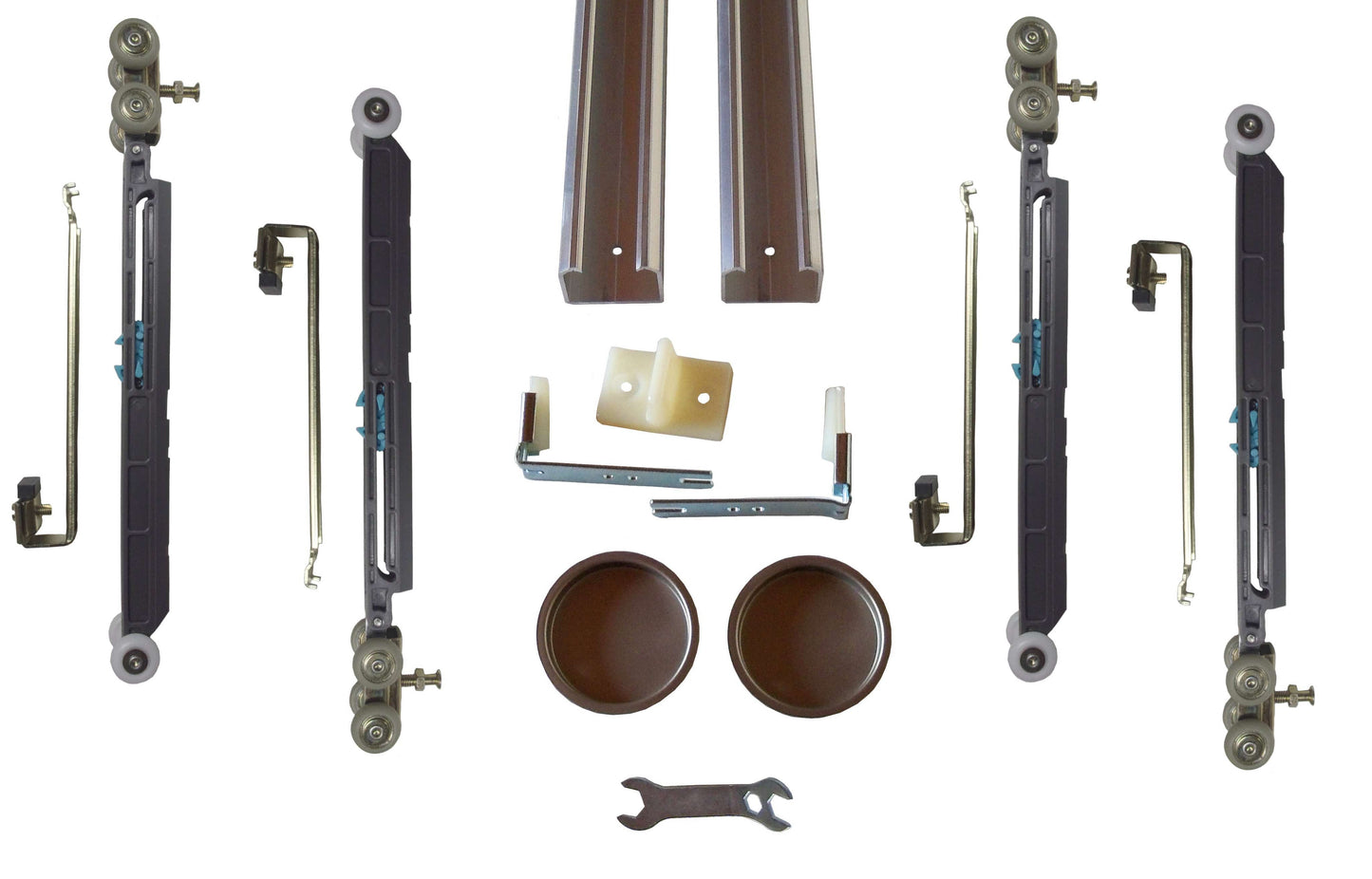 Series 1 HD Bypass Hardware Kit with  Soft Close  & Soft Open - Hartford Building Products