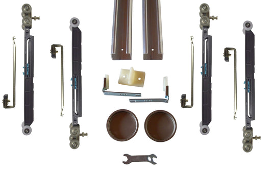 Series 1 HD Bypass Hardware Kit with  Soft Close  & Soft Open - Hartford Building Products